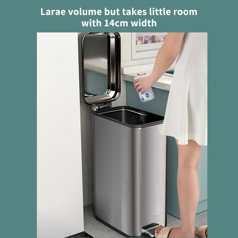 Stainless Steel Trash Can For Household Use