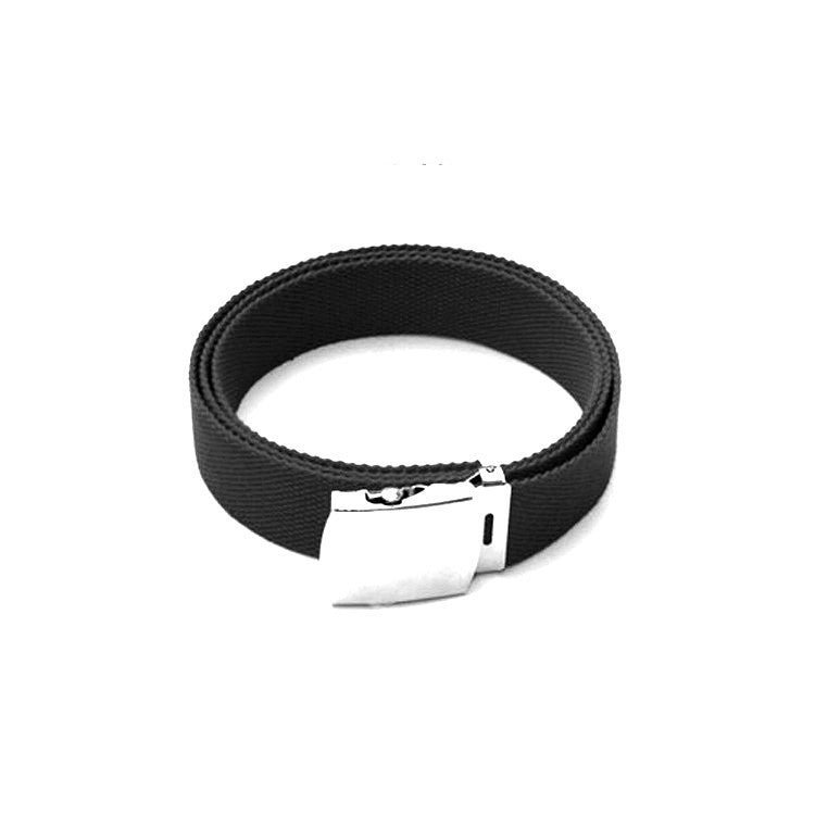 Men's Casual Smooth Buckle Canvas Belt