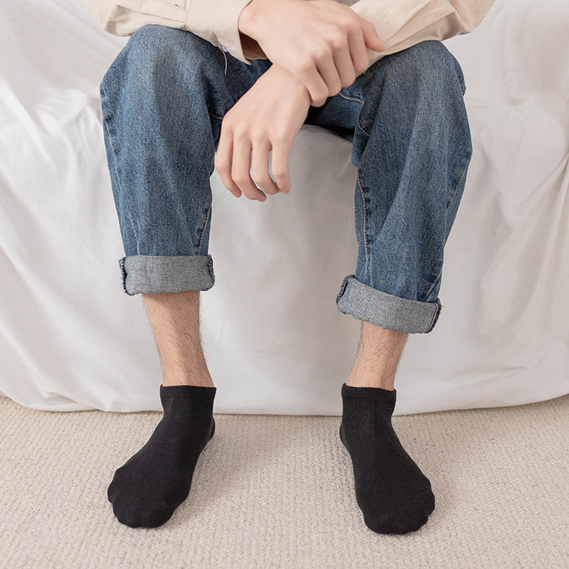Shallow Mouth Low Cut Thin Flat Cotton Socks