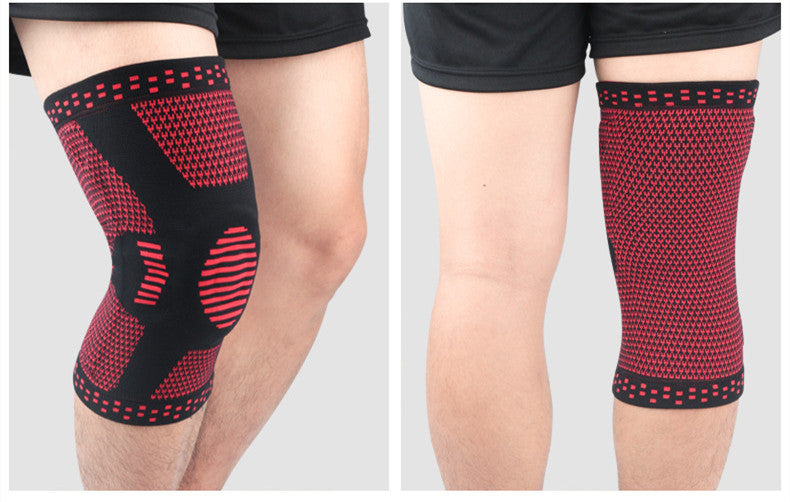 Support Pressurized Silicone Crash Sports Knee Pads