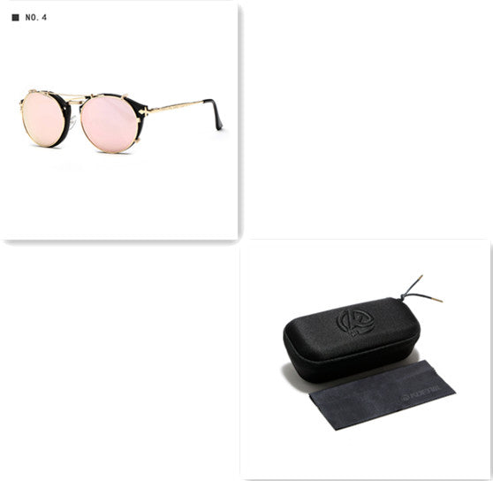 Round ladies outdoor sunglasses