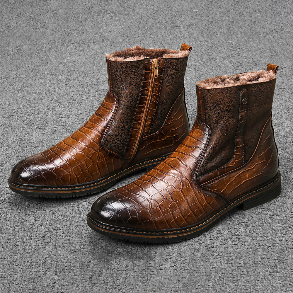 Retro Plush men's Boots