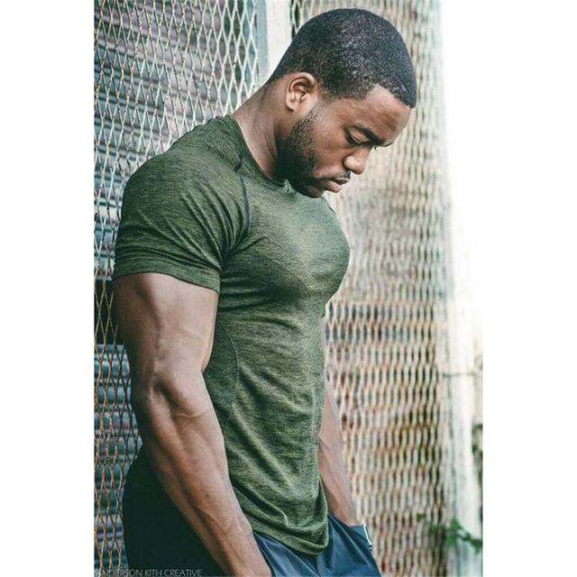 Mens Active Wear Longline Quick Dry Shirt