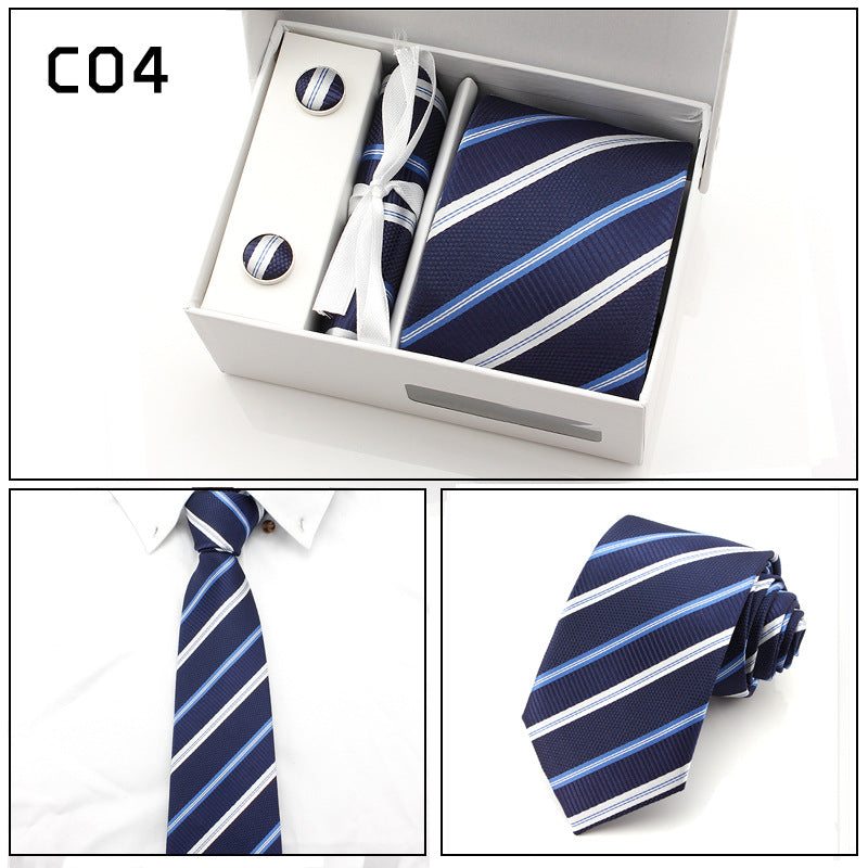 Six-piece men's formal tie
