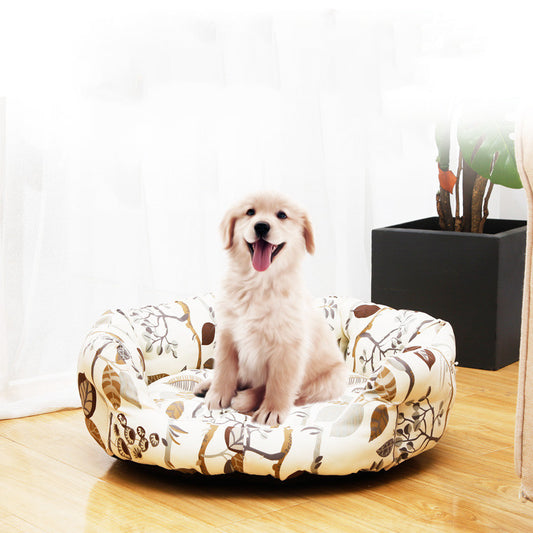 Pet kennel summer pet bed