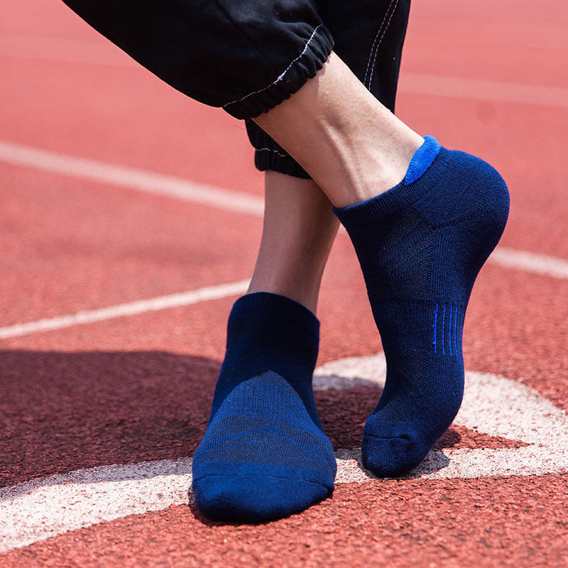 Towel bottom flower sports boat socks