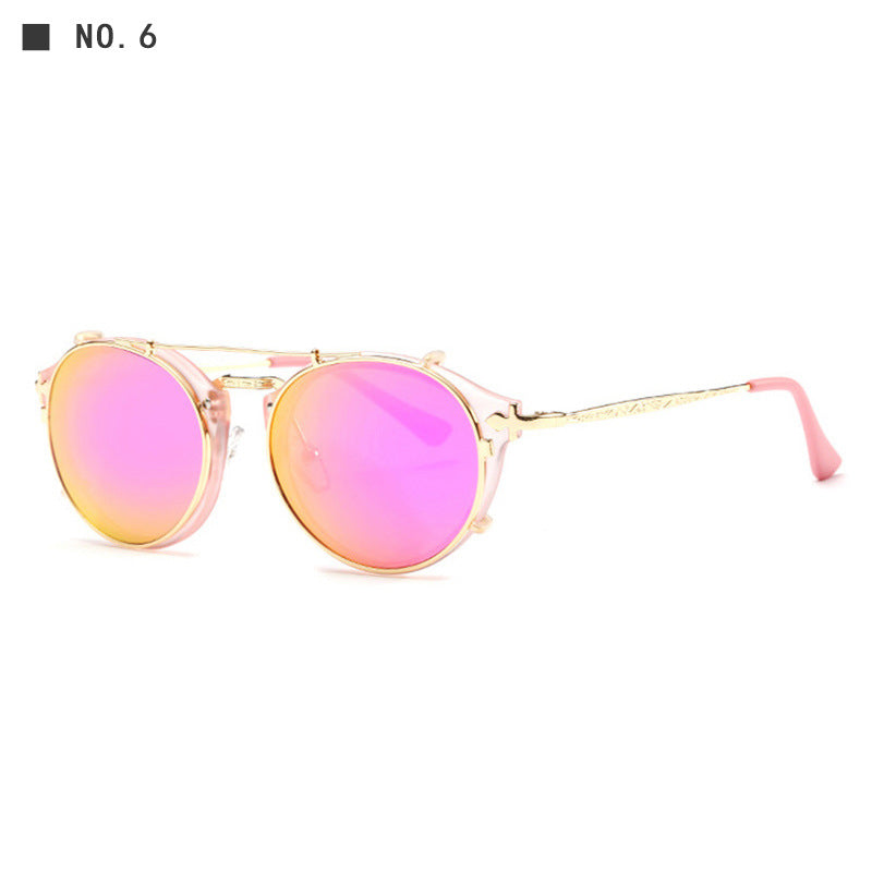 Round ladies outdoor sunglasses