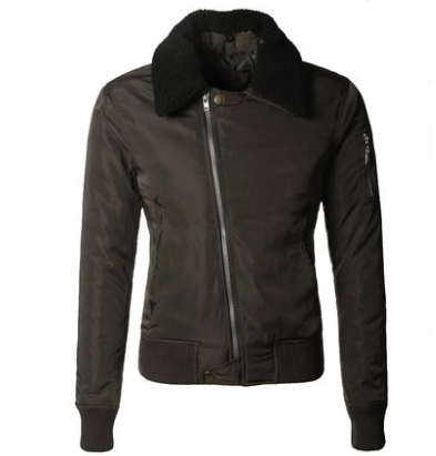Autumn and winter new warm coats, trendy men's air force jacket, short slim bomber jacket