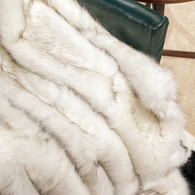 High-End Imitation Fox Blanket