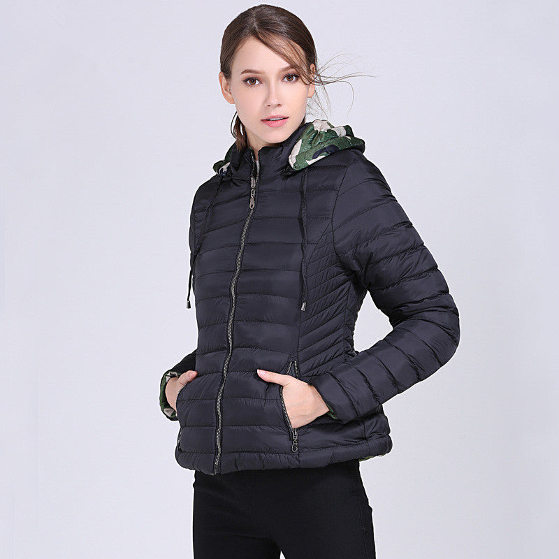 Women's Camouflage Down Cotton Padded Jacket