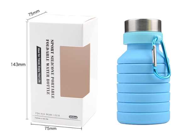 Mountaineering Travel Portable silica gel folding water cup