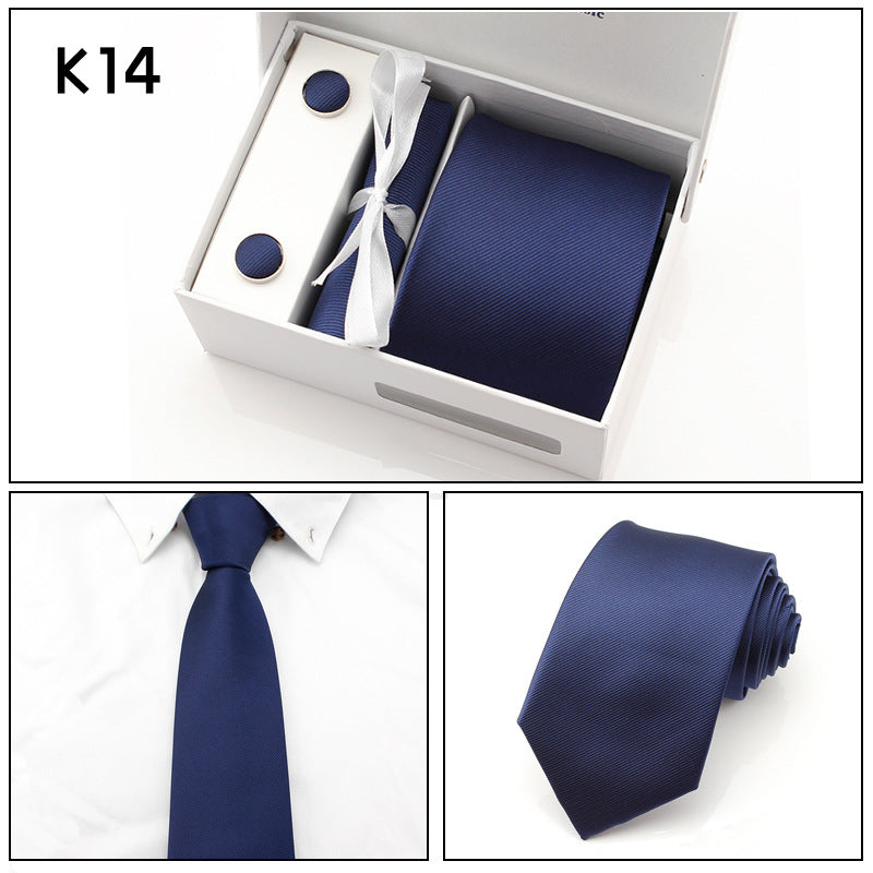 Six-piece men's formal tie