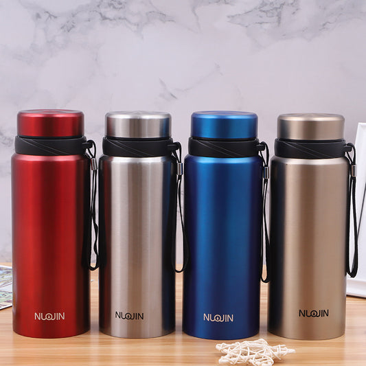 Mountaineering Travel Sports Double-layer Vacuum Insulation Pot