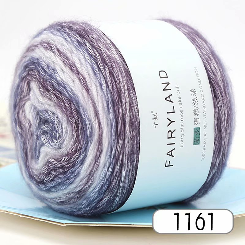 Gradient Cotton Thread Rainbow Hand Woven