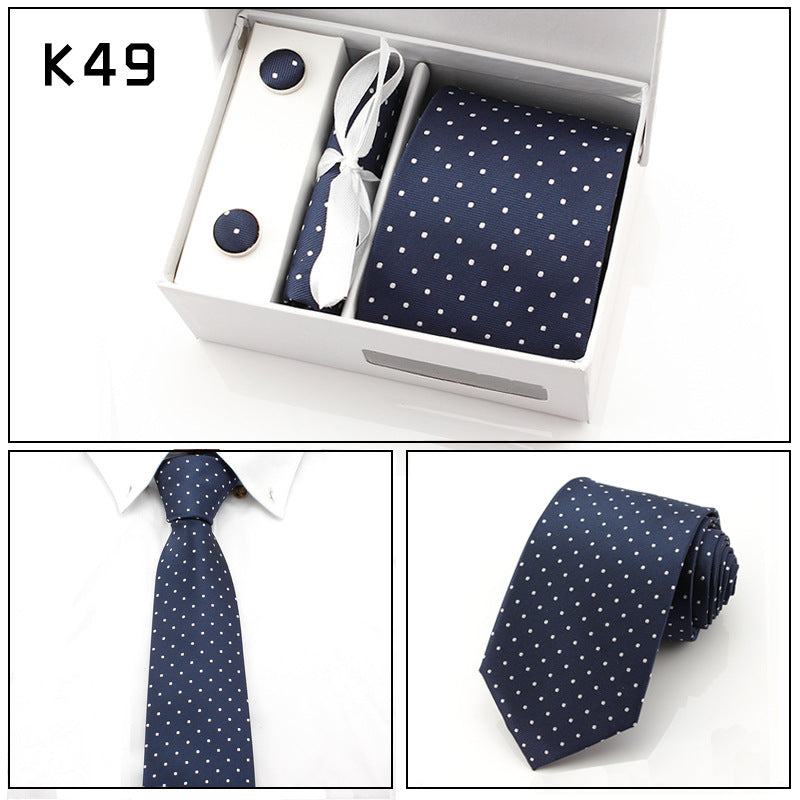 Six-piece men's formal tie