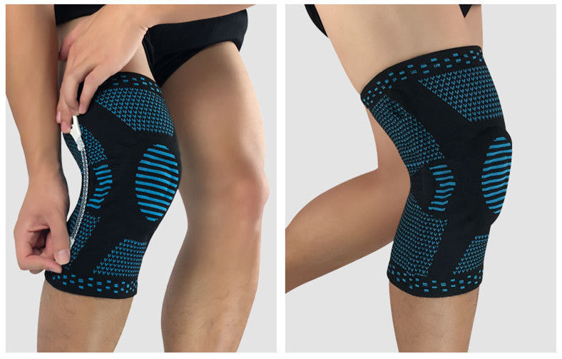 Support Pressurized Silicone Crash Sports Knee Pads