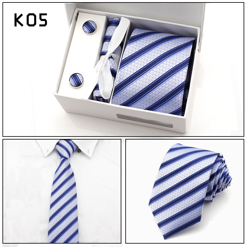 Six-piece men's formal tie