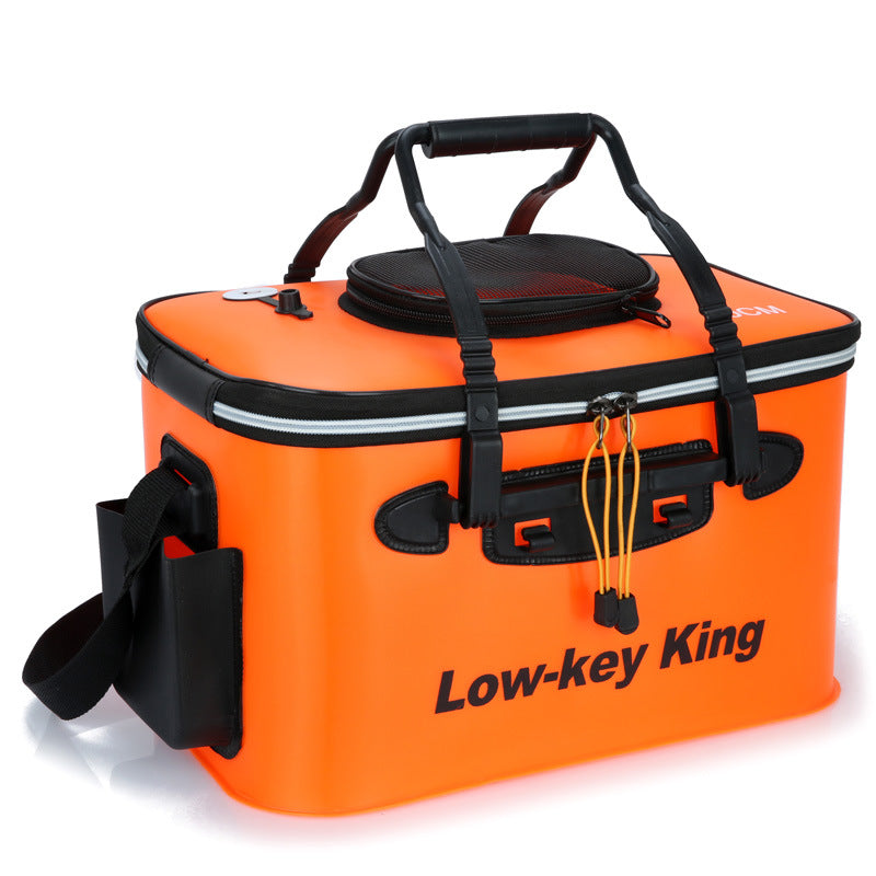 Mounchain Fishing Portable EVA Folding Bucket Water Tank Fish Storage Box for Live Fish fishing tackle boxes