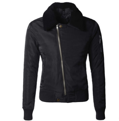 Autumn and winter new warm coats, trendy men's air force jacket, short slim bomber jacket