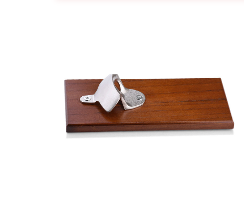 Home Bottle Opener Safe Wooden Magnetic Bar Decorative Beer Cap Wall Mounted