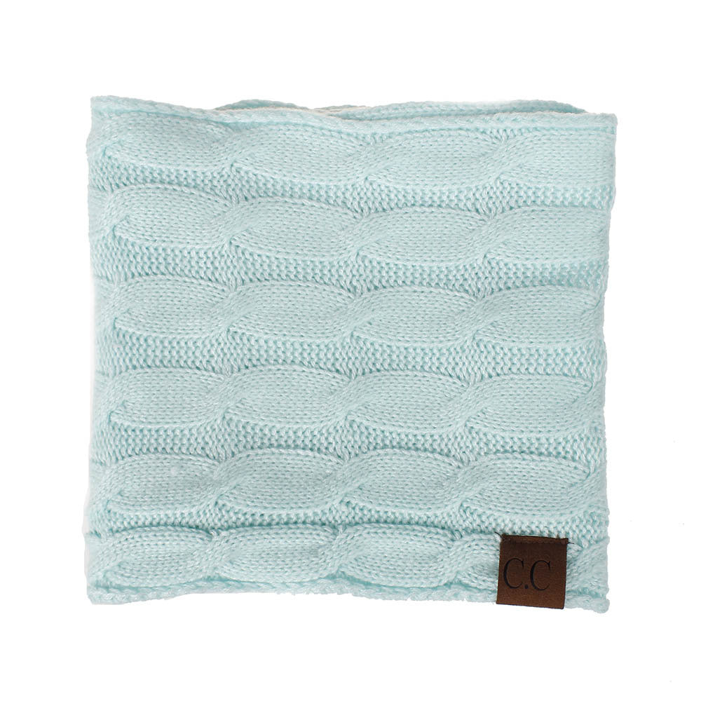 Cable Knit Infinity Scarf