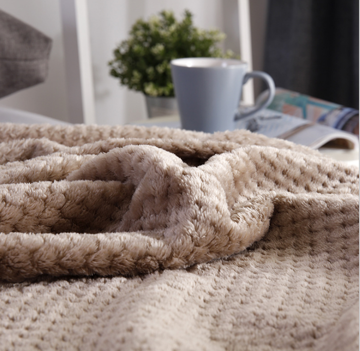 Beibeirong Mesh Pineapple Sofa Leisure Blanket