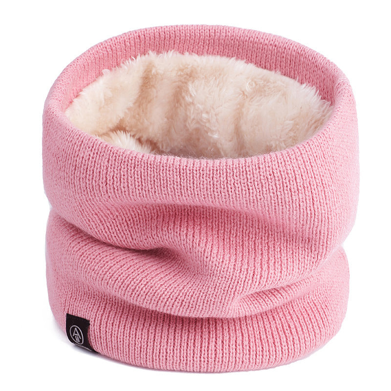 Knitted Wool Scarf Plain Weave Men's And Women's Warm Jacket Scarf