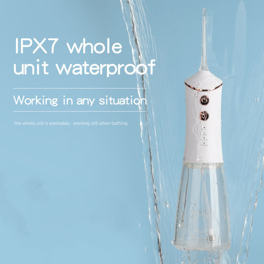 Portable Dental Flusher Electric Dental Flusher 300ml Hand-Held Dental Cleaner