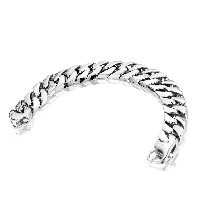 European And American Tide Titanium Steel Casting Bracelet