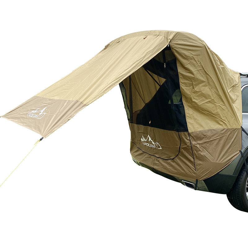 Car Trunk Tent Sunshade Rainproof Tour Barbecue Outdoor Self-driving Tour Barbecue Camping Car Tail Extension Tent