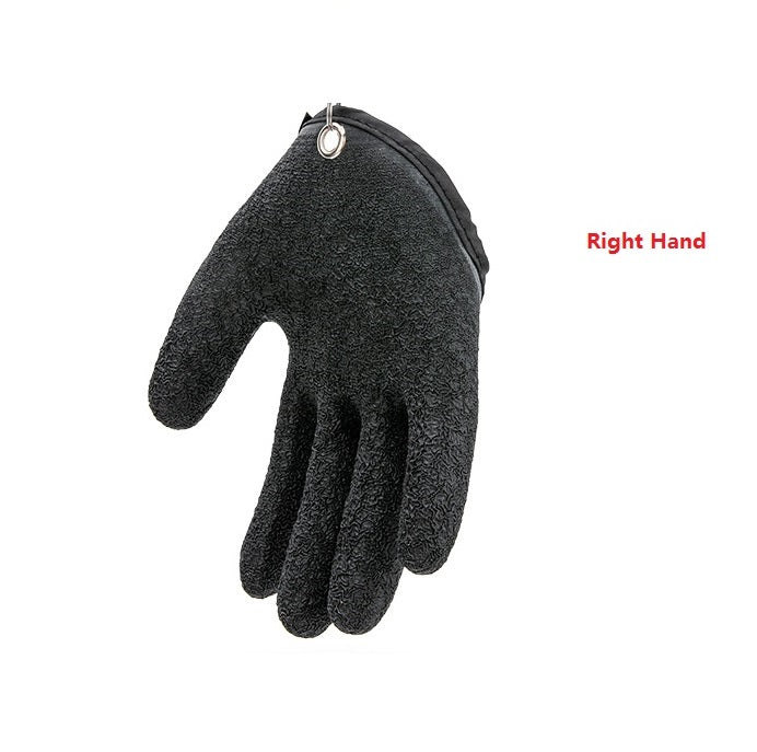 Fishing Catching Gloves with Magnet Release
