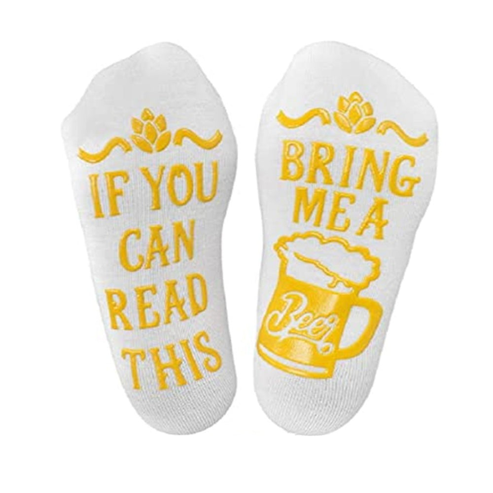 BEER Dispensing Black Socks With Small Ears