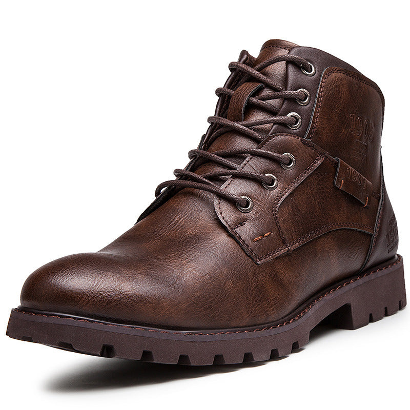 Side Zip Oversized Rider Boots