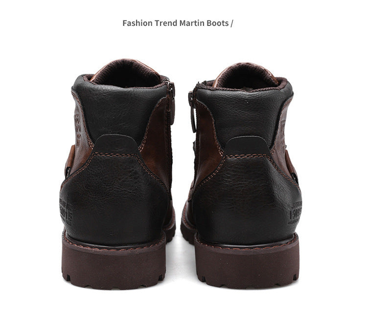Side Zip Oversized Rider Boots
