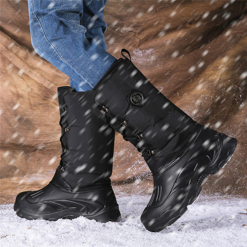 High-top Snow Boots Non-slip Large Size Shoes Men's Casual Hiking Boots