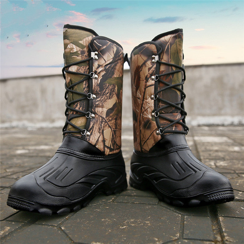 High-top Snow Boots Non-slip Large Size Shoes Men's Casual Hiking Boots