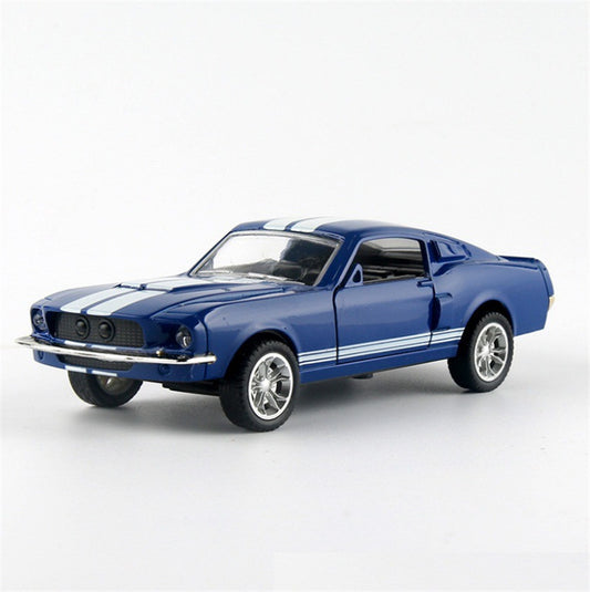 Mustang Open Door Pull Back Alloy Car Alloy Toy Car Model
