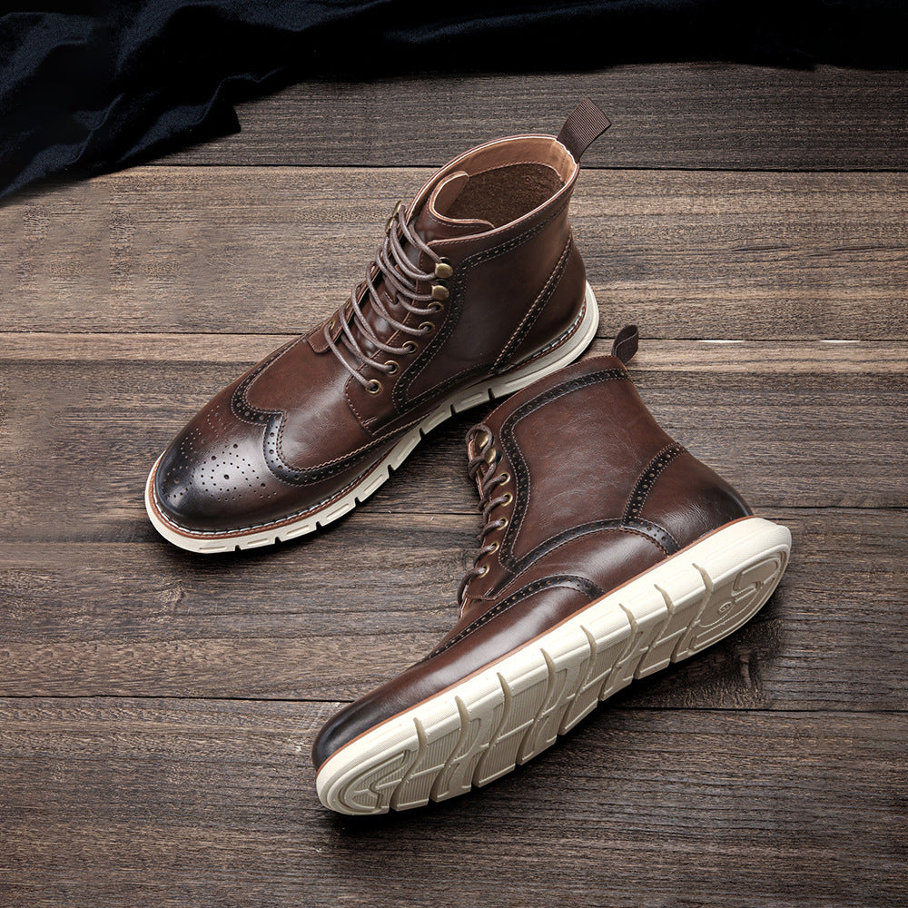 Martin Boots Men'S Fashion Independent Station Spring And Autumn New Single Boots Beauty Size Men'S Boots