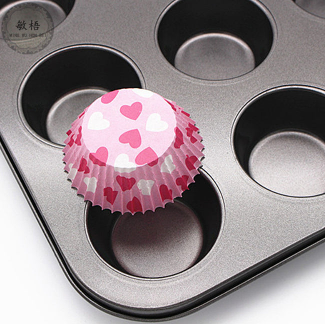 Nonstick Cake Mould 12 with Carbon Steel Baking Round Cake Mould