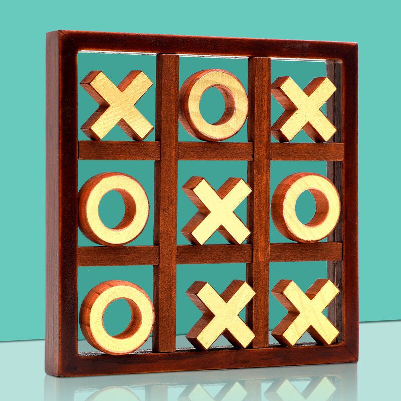 Wood Chess Board Game Toy Funny Parent-Child Interaction Game Board Intelligent Puzzle Game Educational Toy For Kids