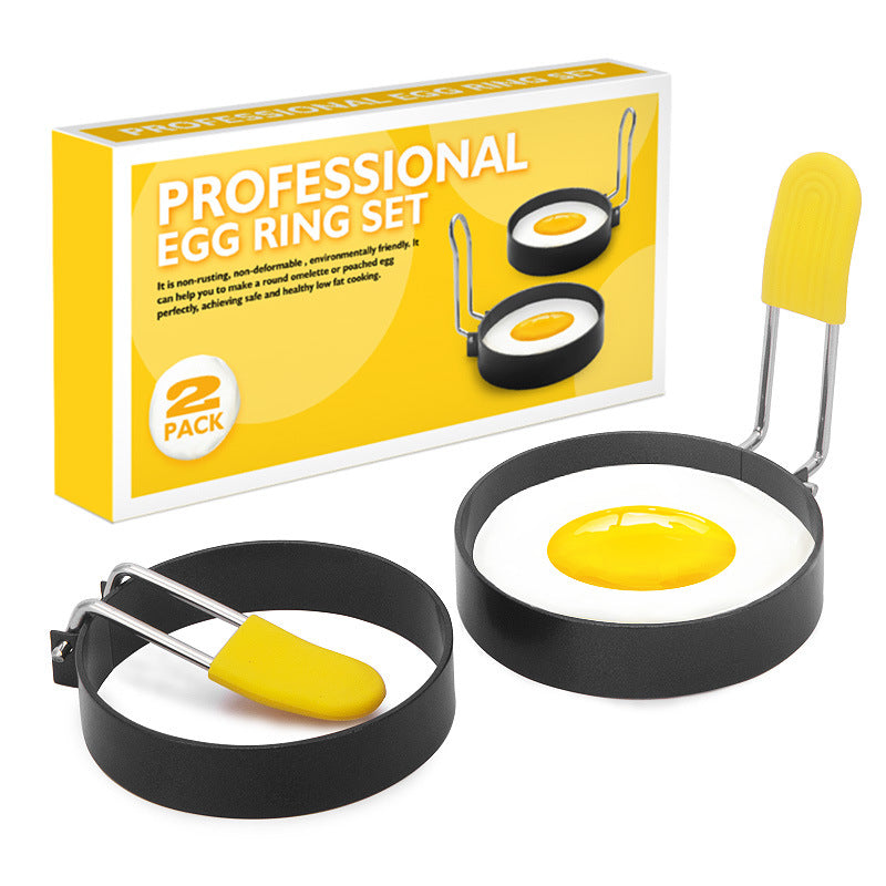 Anti-scalding Egg Ring Iron Spray Non-stick Round Omelet Omelette Model Omelet Mold Omelet Ring Omelette Artifact