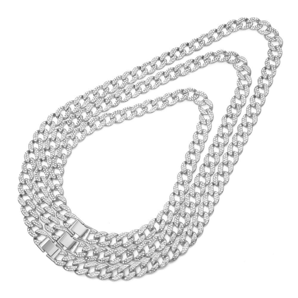 Y9 European And American Hip Hop With AAA Rhinestone Button