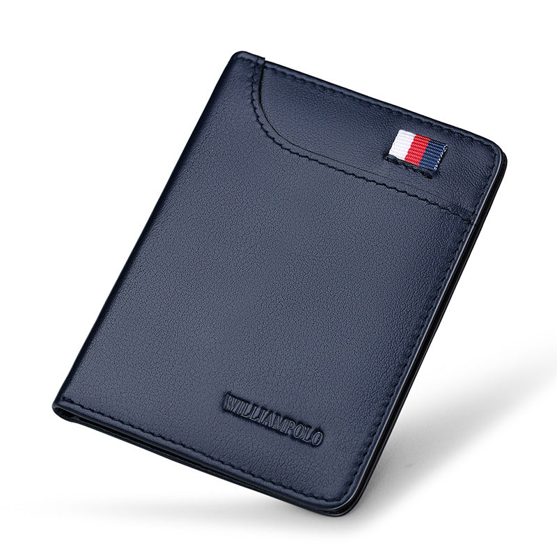 Leather Small Card Holder Wallet Genuine Leather Coin Purse