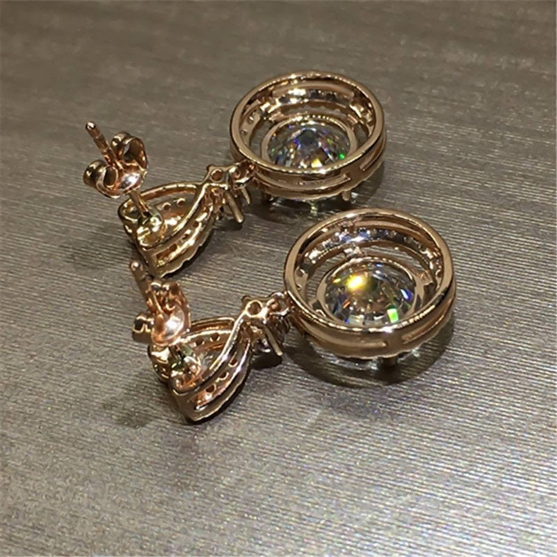 Earings Women Ring Earrings Earring Bohemian Dangle Round