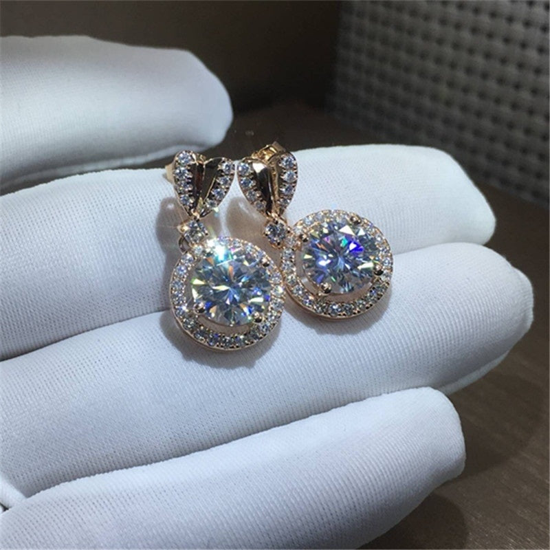 Earings Women Ring Earrings Earring Bohemian Dangle Round