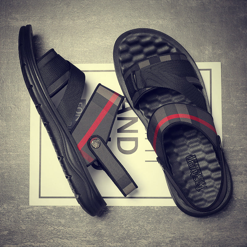 Men's Sandals Summer Soft-Soled Non-Slip Beach Shoes 2021 New Men's Shoes Casual Trend Outer Wear Sandals And Slippers Summer