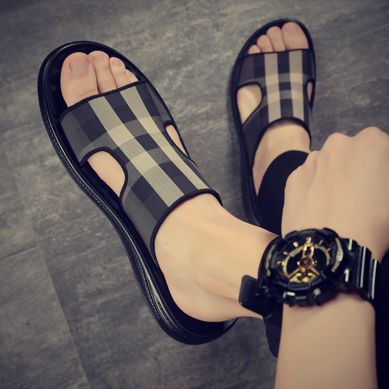 Men's Sandals Summer Soft-Soled Non-Slip Beach Shoes 2021 New Men's Shoes Casual Trend Outer Wear Sandals And Slippers Summer