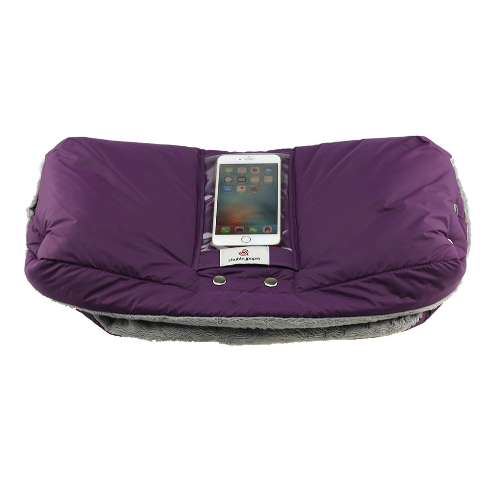 Baby stroller warm gloves in winter