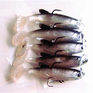 Black and White Sea bass Bait T Soft
