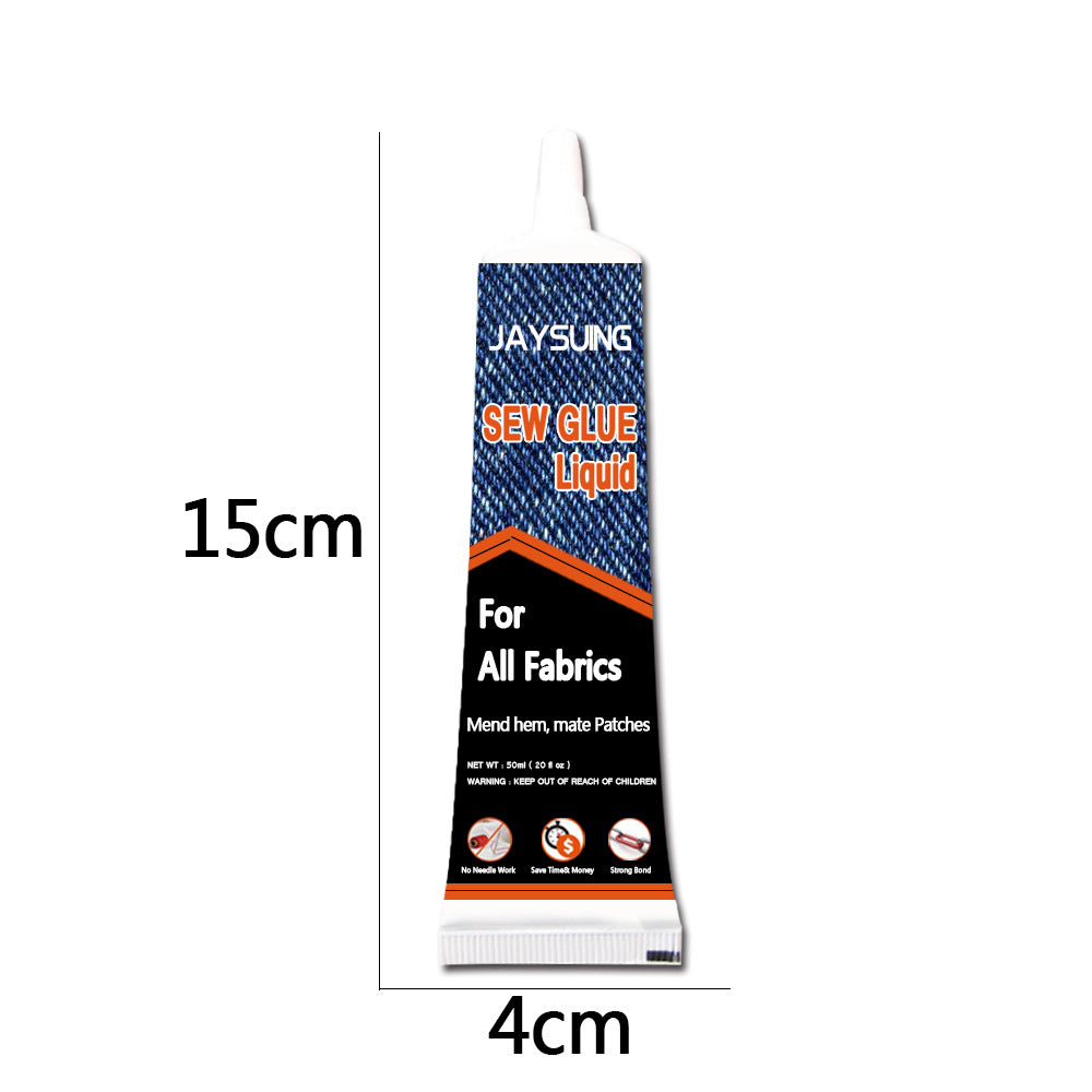 Clothing sewing glue
